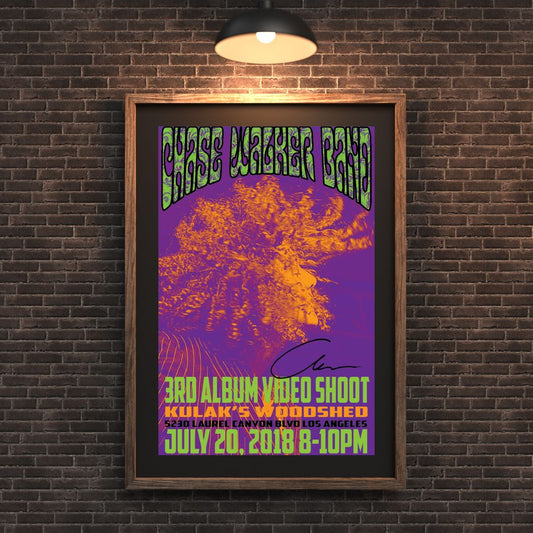 Live at the Woodshed Autographed Poster