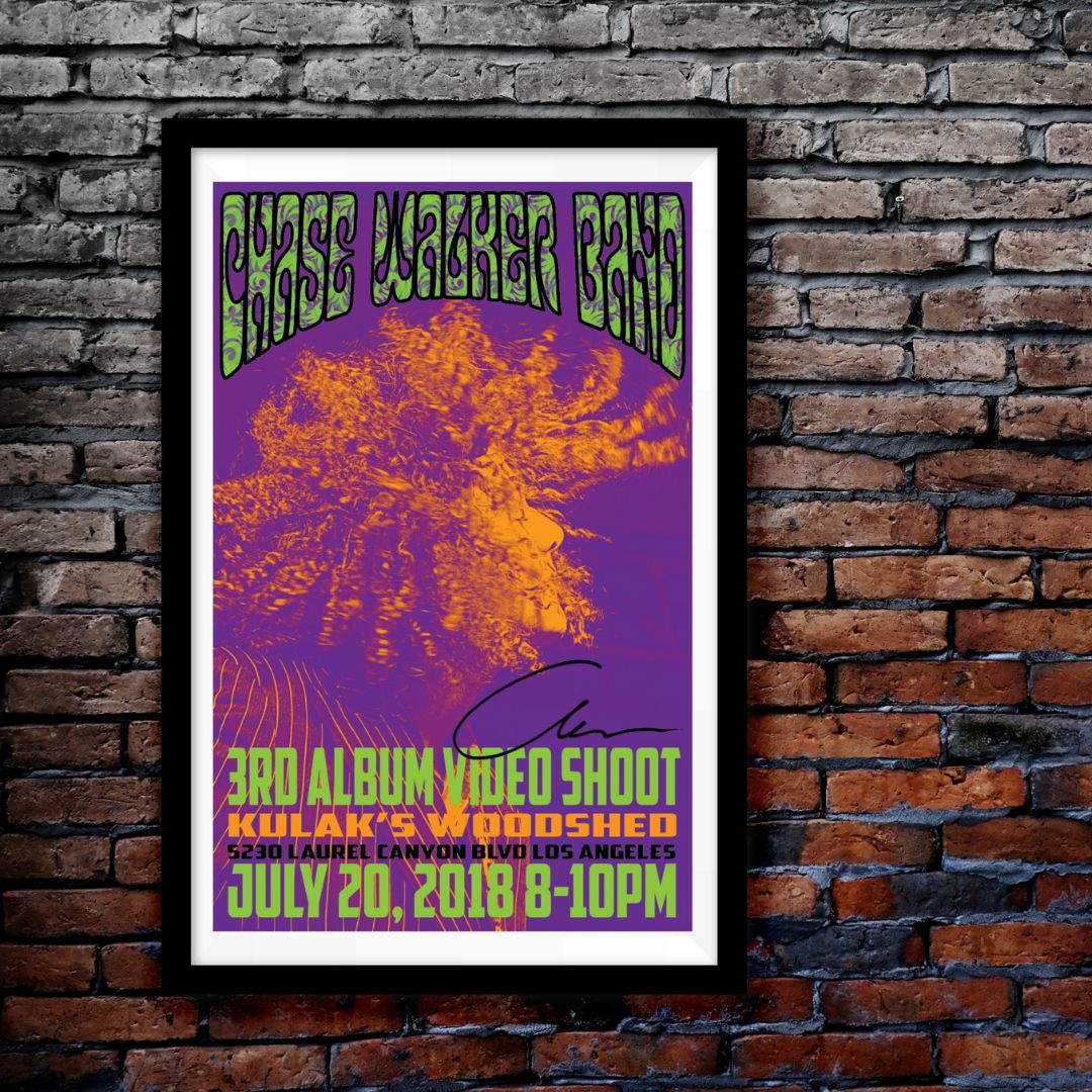 Live at the Woodshed Autographed Poster