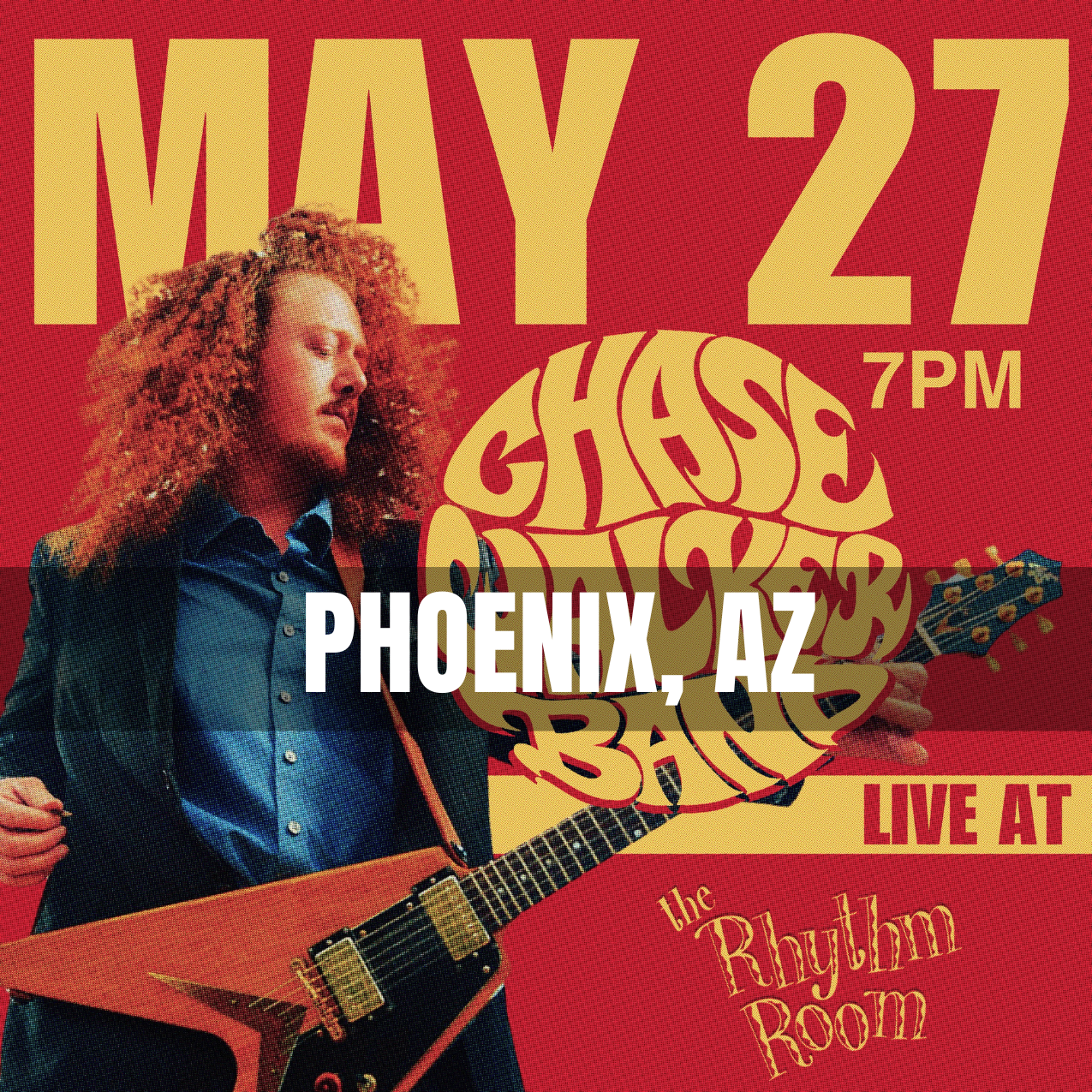 Chase Walker Band - at The Rhythm Room - ONLINE TICKET SALES CLOSED -  TICKETS AVAILABLE TONIGHT AT THE DOOR