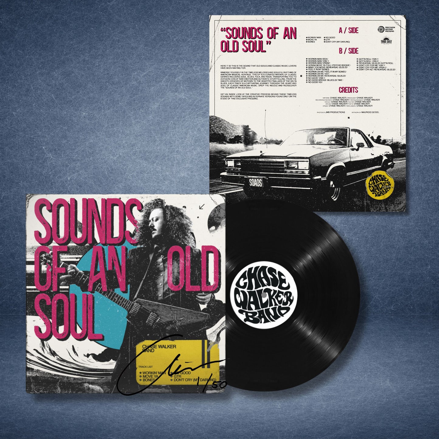 Signed Numbered First Pressing Vinyl: "Sounds of An Old Soul"