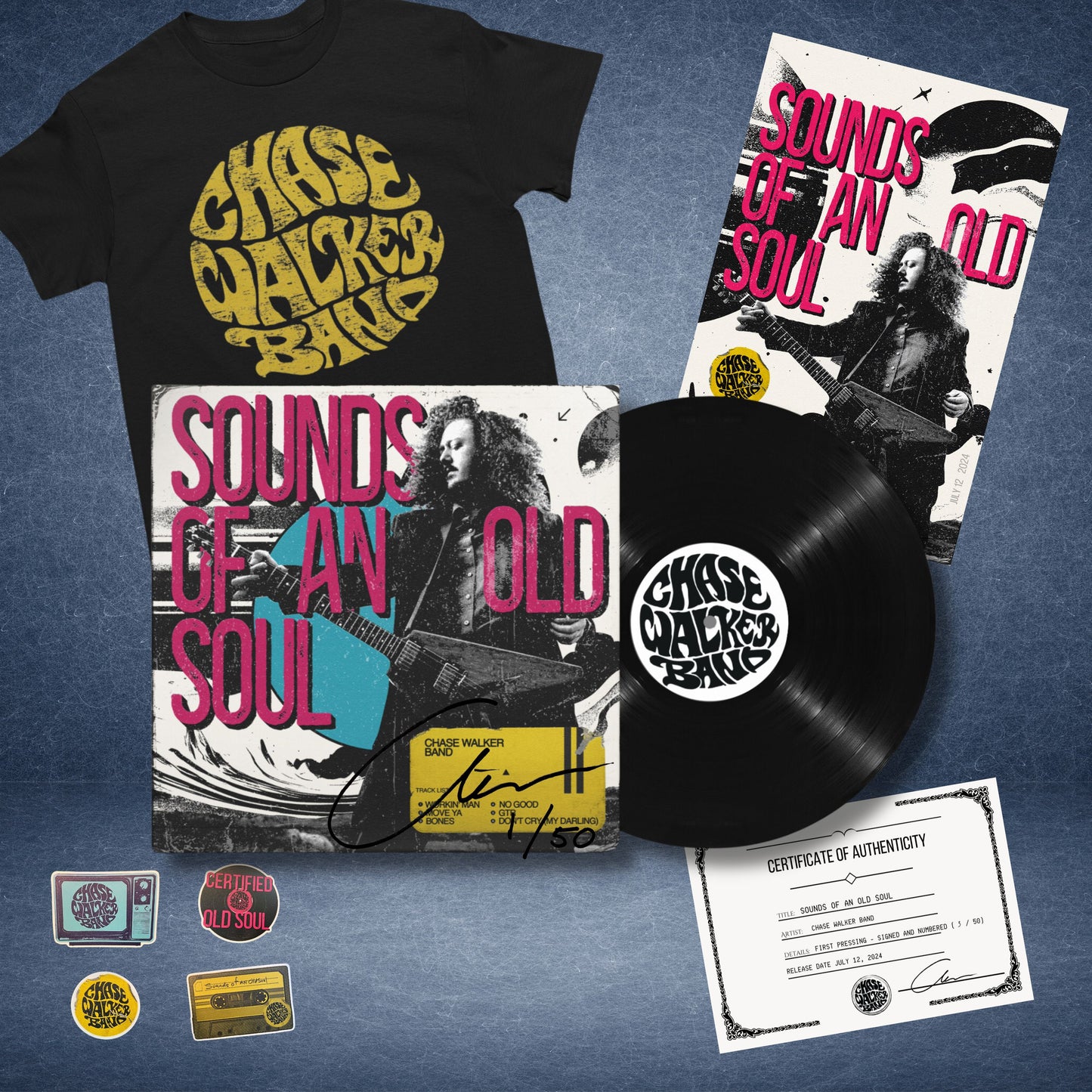 Signed Numbered First Pressing Vinyl: "Sounds of An Old Soul"