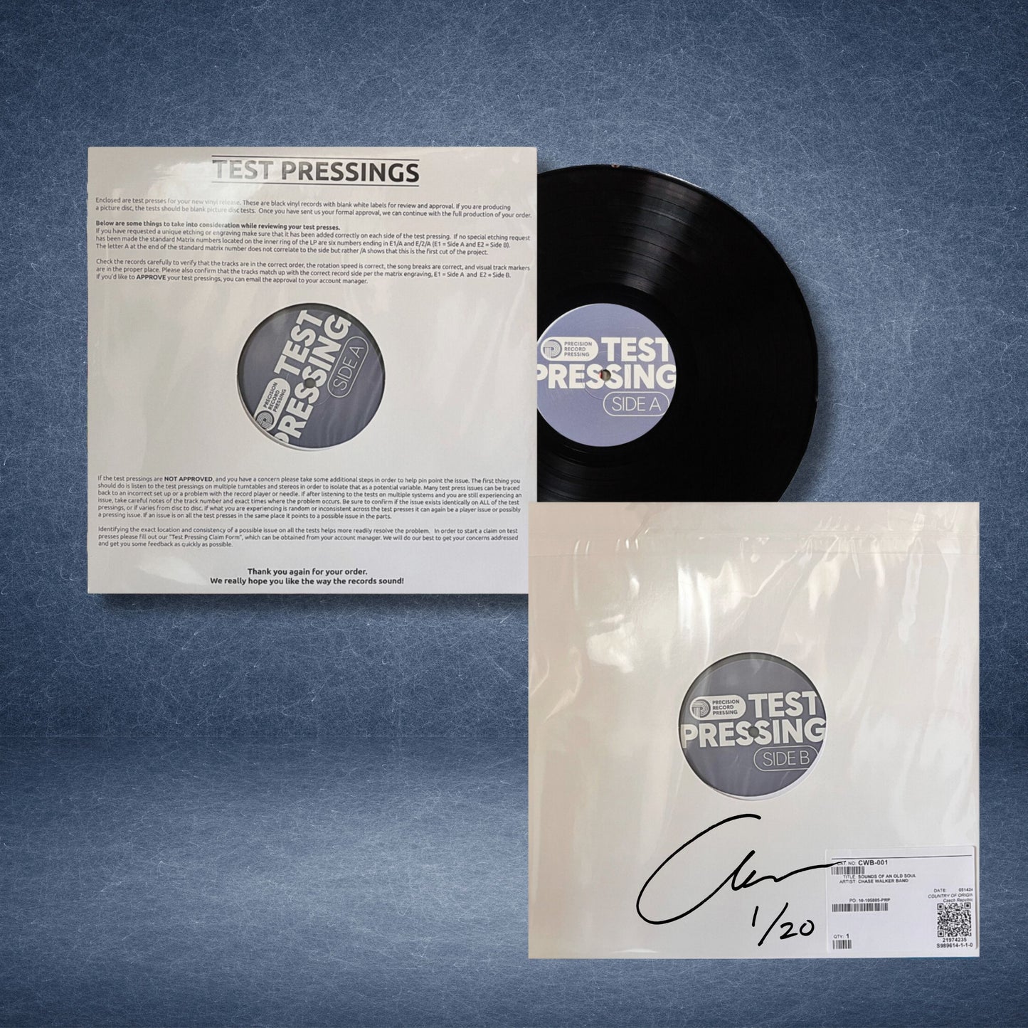 RARE! Limited Edition "Sounds of An Old Soul" TEST PRESSING